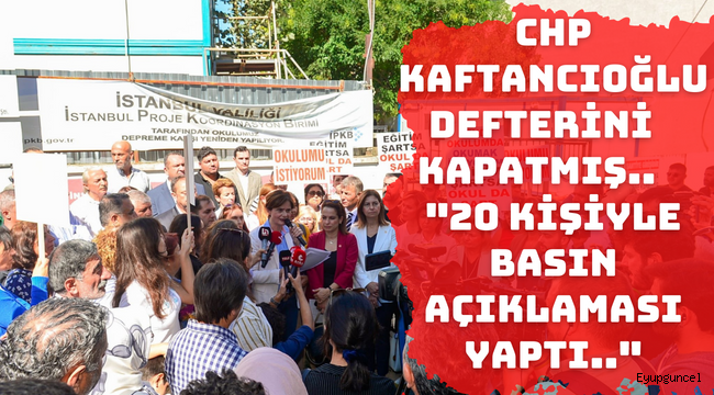 Canan Kaftancıoğlu Eyüpsultan'da Basın Açıklaması Yaptı