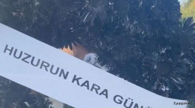 Eyüpsporlu Alpaslan Öztürk'den Eşi Ebru Şancı'ya, 'Huzurun Kara Günü'
