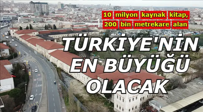 Türkiye'nin en büyük kütüphanesi Eyüpsultan için gün sayıyor