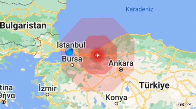 Sondakika deprem oldu. İstanbul, Ankara, Kocaeli, Düzce depremi..