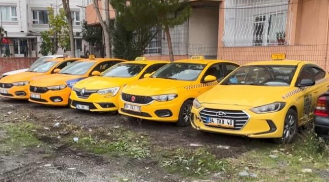 İstanbul'un yediemin otoparkları taksilerle doldu