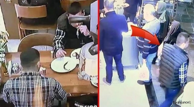Eyüpsultan'da bir restoranda yediler içtiler hesabı ödemeden kaçtılar