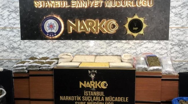 İstanbul'da uyuşturucu operasyonu; 67 şüpheli gözaltına alındı