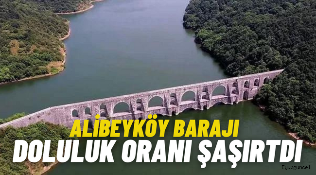 Alibeyköy Barajı'nda doluluk oranı yüzde 11,5 seviyesi çıktı