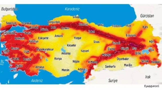 Evimin altından fay hattı geçiyor mu? Fay hattı sorgulama ekranı