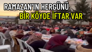 Depremzede köylerinde her gün iftar veriliyor