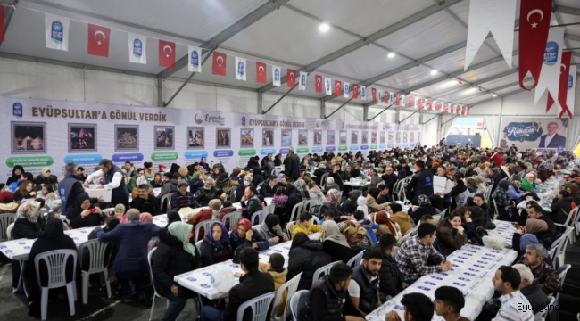 İstanbul'un en büyük iftar sofraları Eyüpsultan'a kuruluyor
