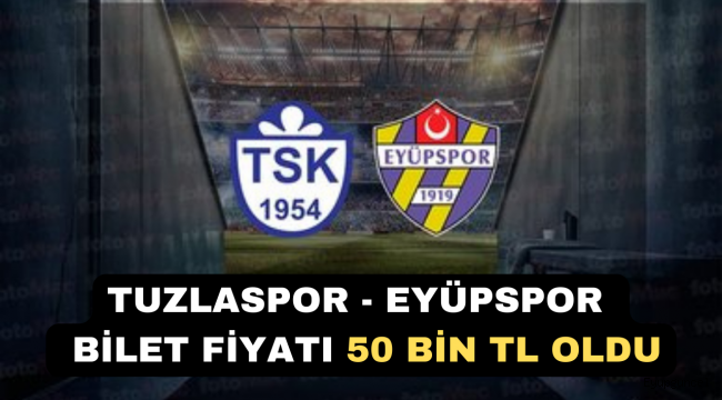 Tuzlaspor'dan skandal karar! Eyüpspor taraftarına astronomik bilet fiyatı belirlediler