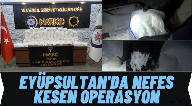 Eyüpsultan'da uyuşturucu operasyonu. 2 kişi yakalandı