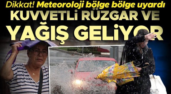 Beklenen yağmur geliyor. İstanbul için uyarı yapıldı