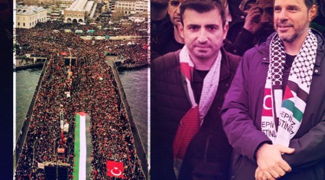 On binlerce İstanbullu, Galata Köprüsü'ne akın etti.