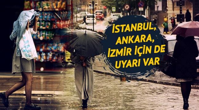 Bayramda İstanbul'da yağmur var, tatilciler dikkat bu bayram yağmura doyacağız