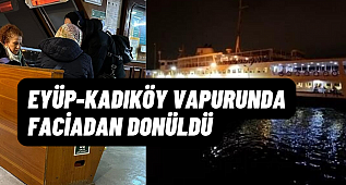 Eyüp Kadıköy vapurunda dehşet izle